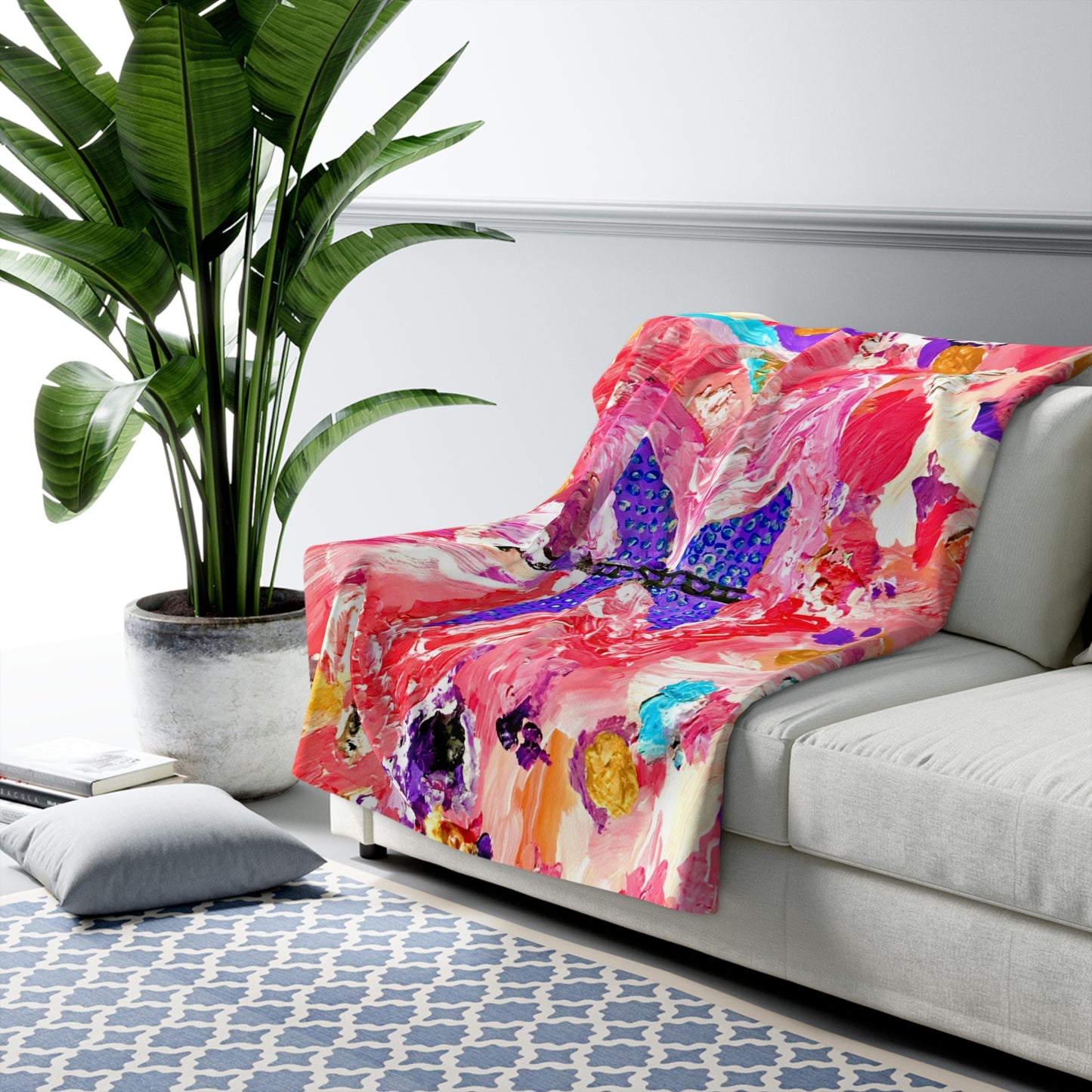 The Kensington Market Designer Fleece Blanket