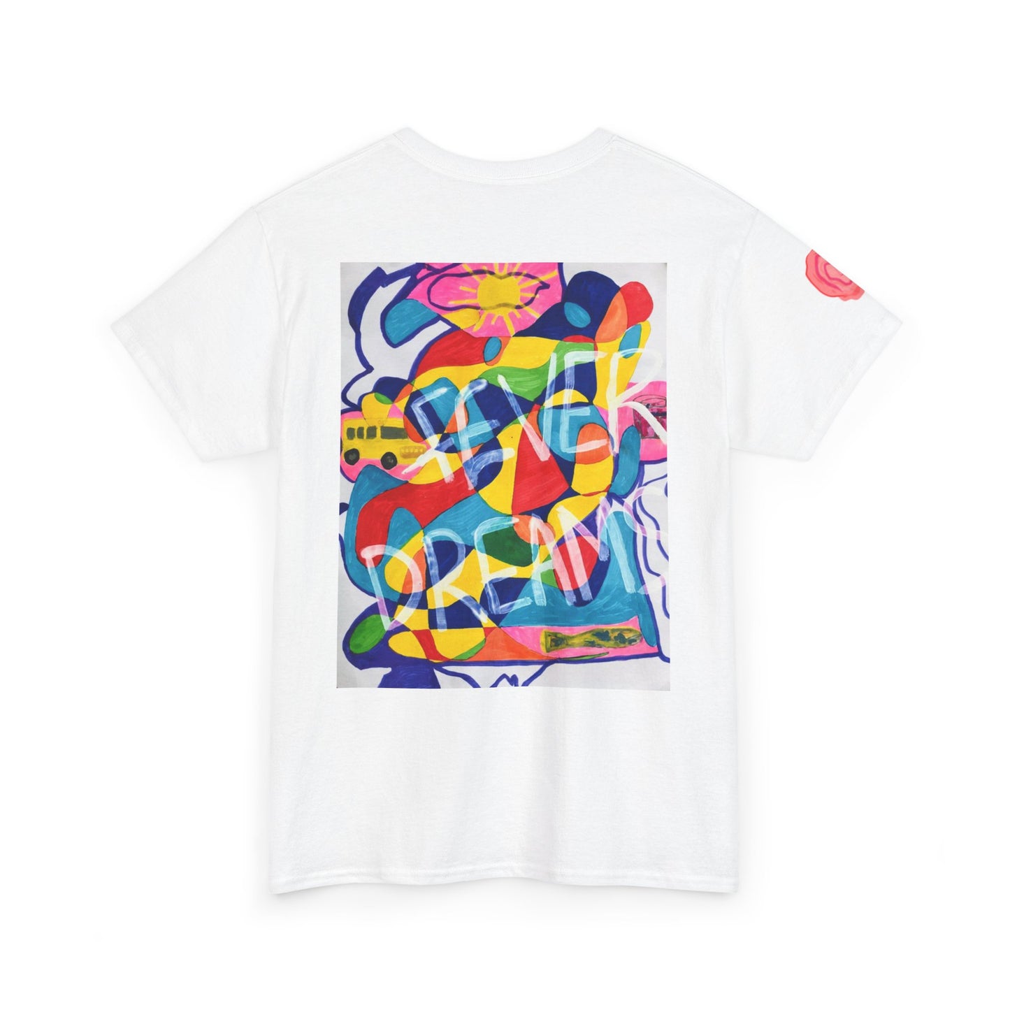 Vibrant Unisex Cotton Tee - Fever Dreams Artwork