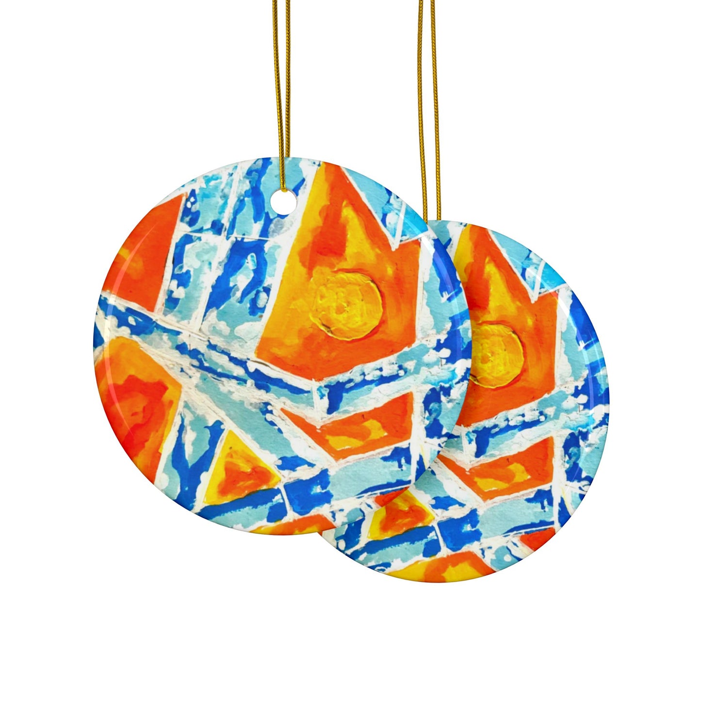 Ceramic Ornaments Inspired by “Sunset”