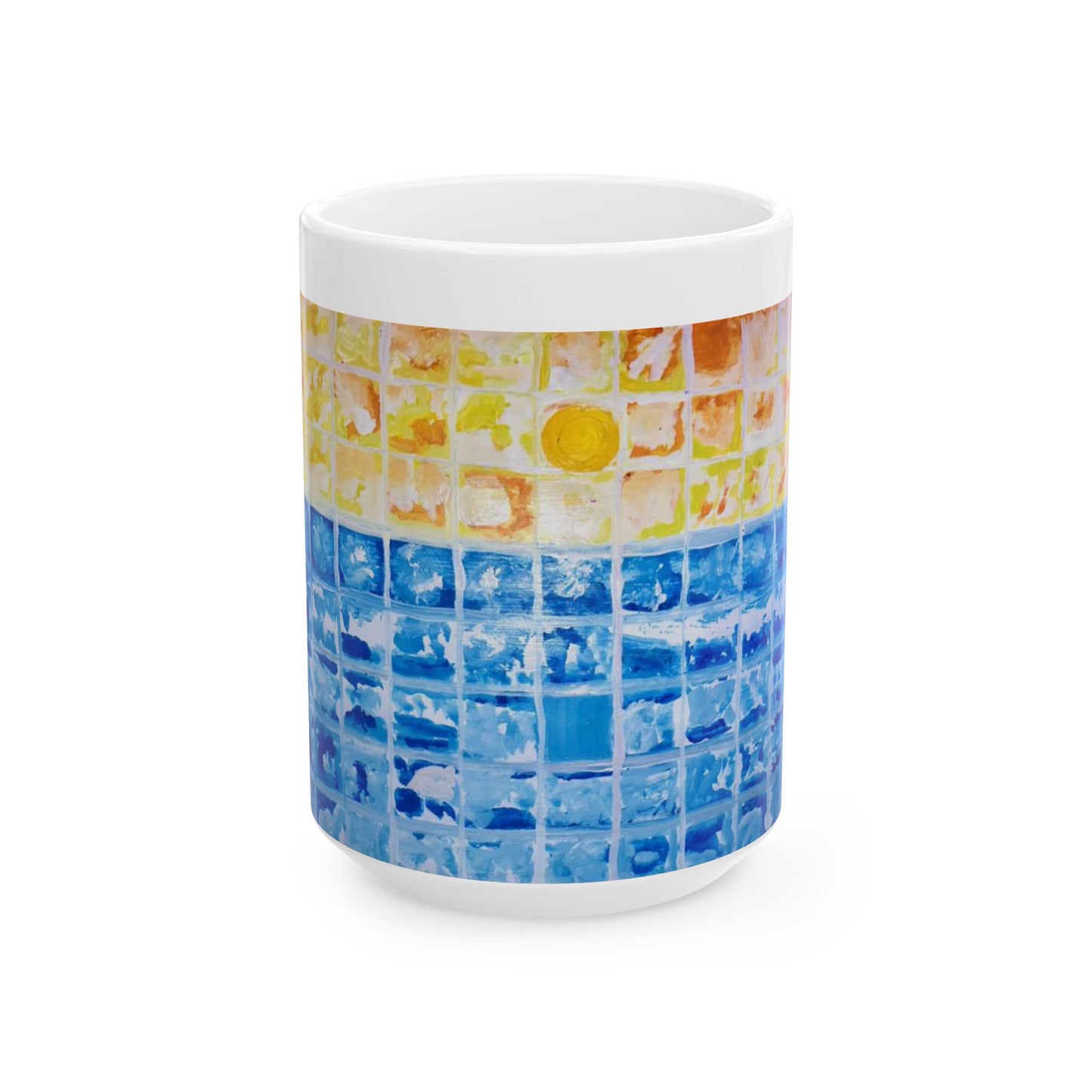 Ceramic Mug - Abstract Ocean