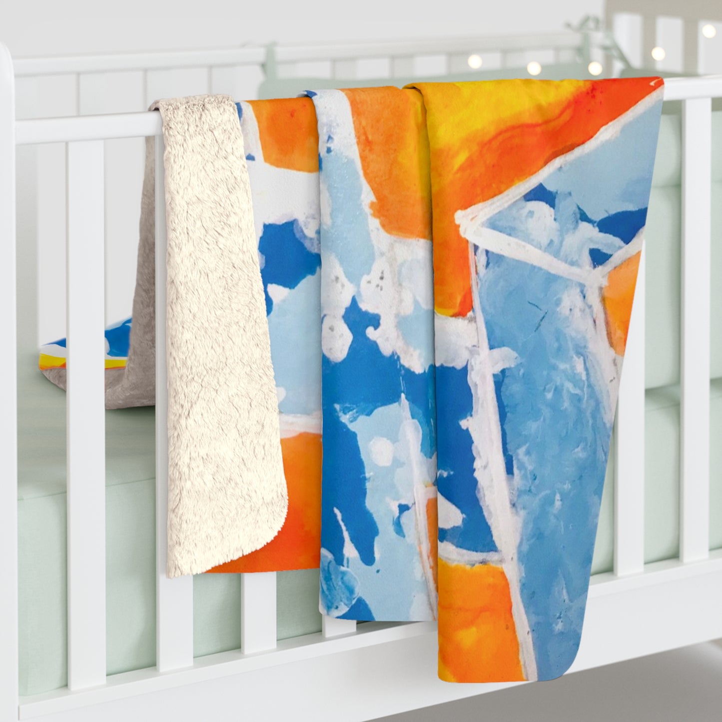Sunset-Inspired Fleece Blanket by B-Project