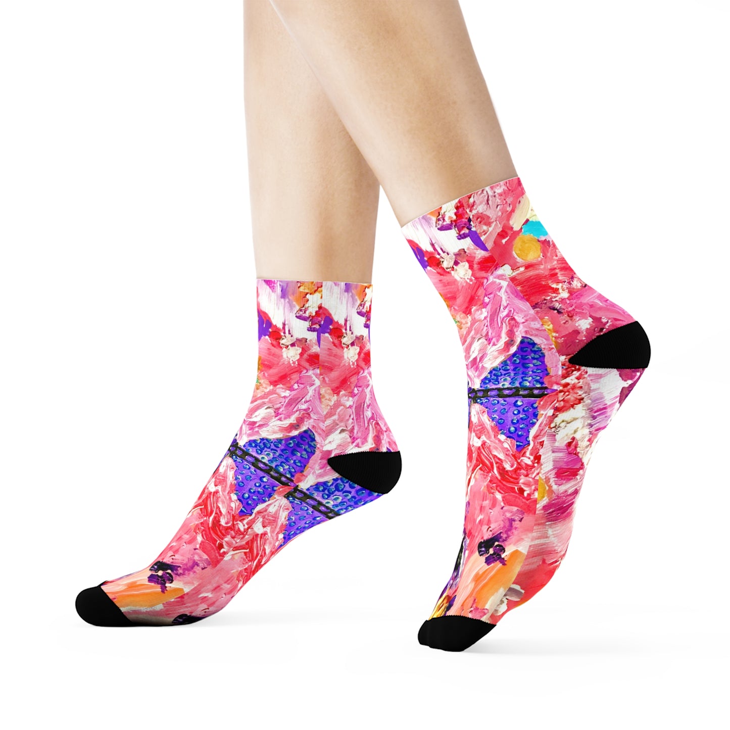 Crew Socks - Juice Bar Artwork