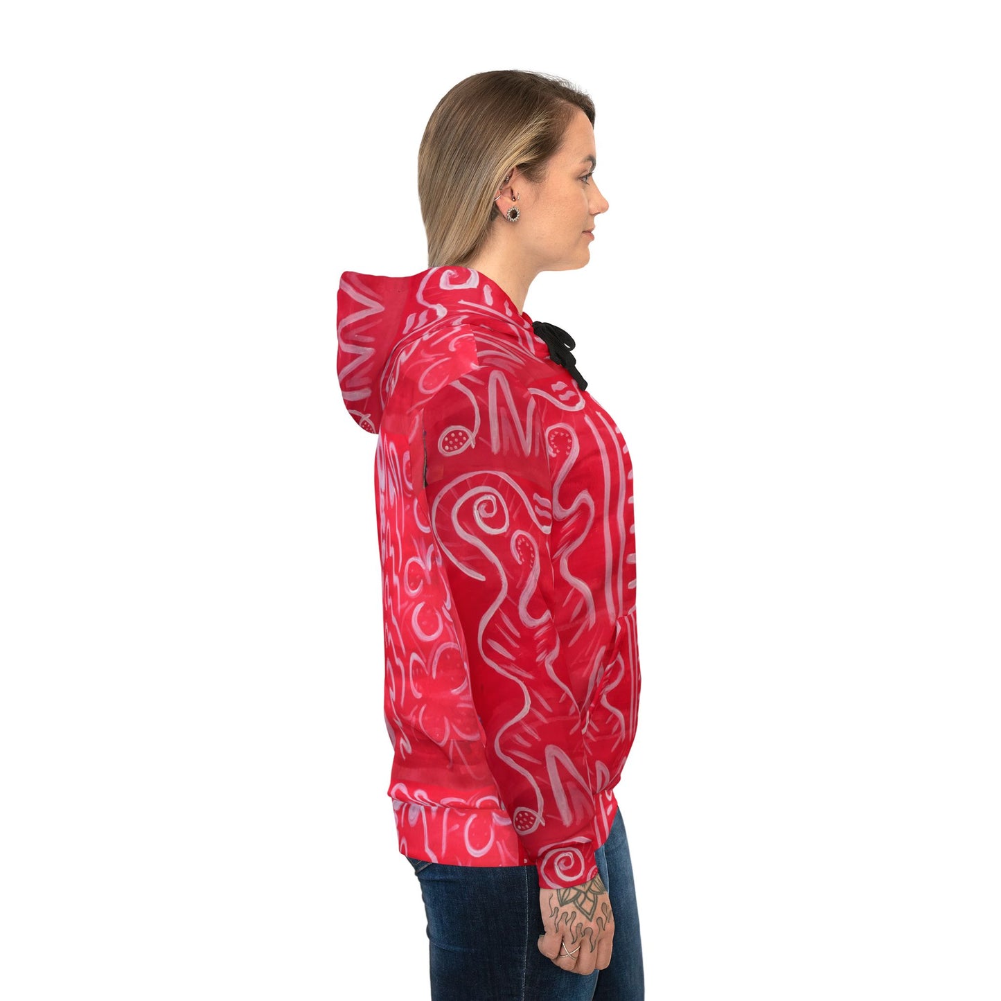 Vibrant Athletic Hoodie - Spring in the Himalayas