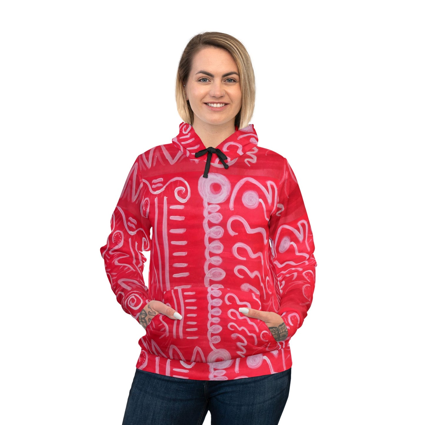 Vibrant Athletic Hoodie - Spring in the Himalayas