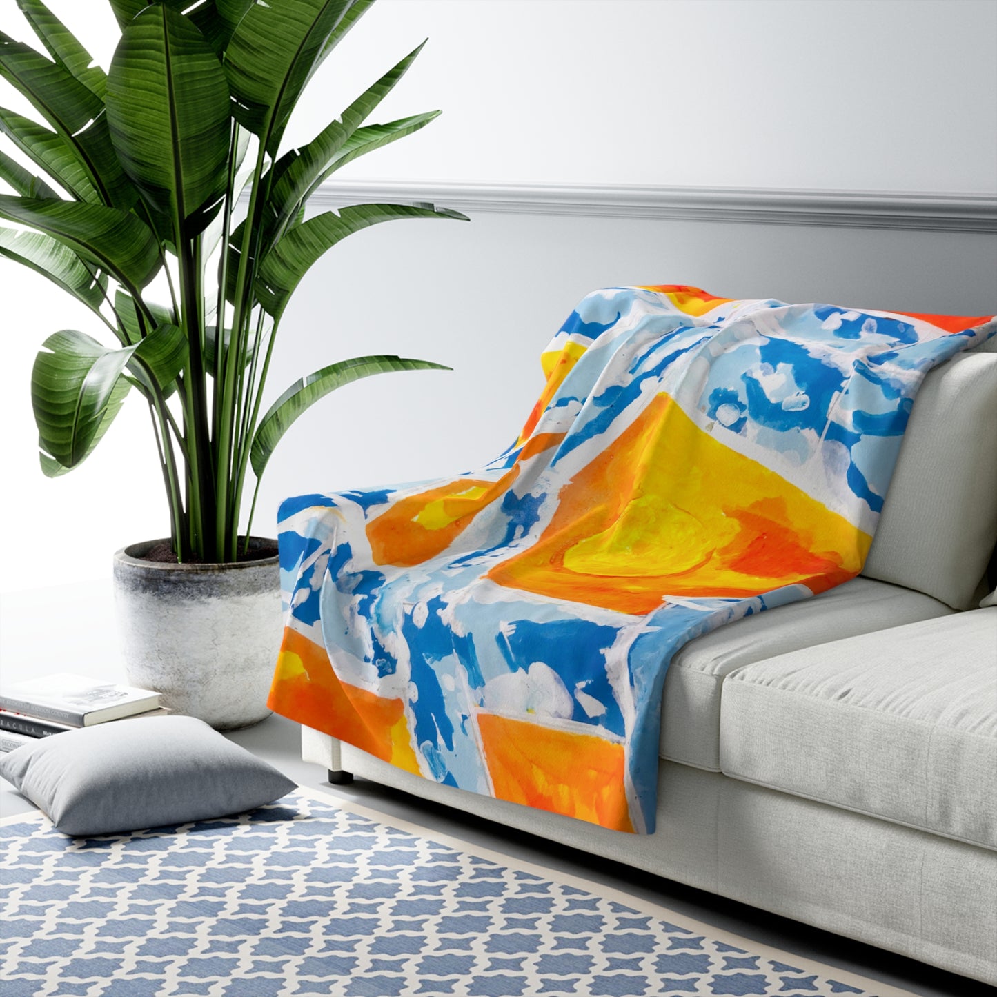 Sunset-Inspired Fleece Blanket by B-Project