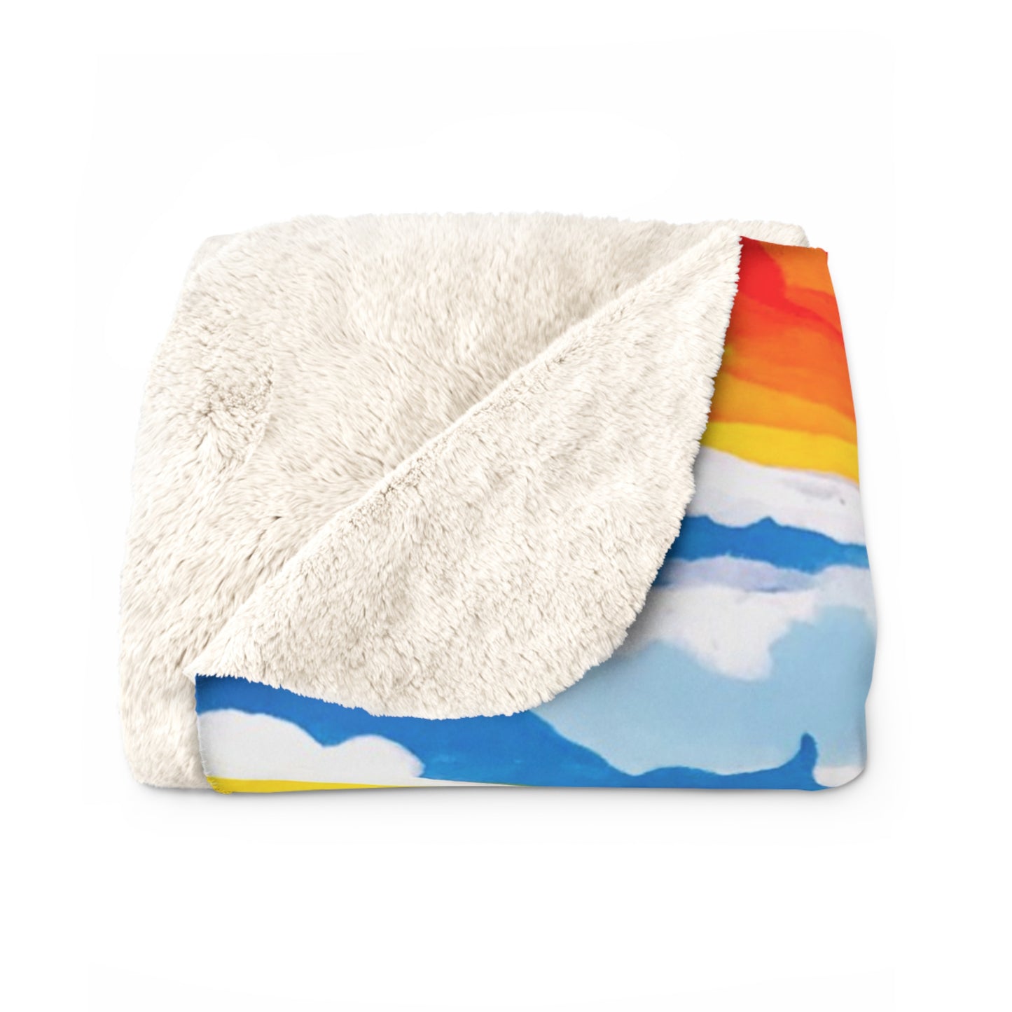 Sunset-Inspired Fleece Blanket by B-Project