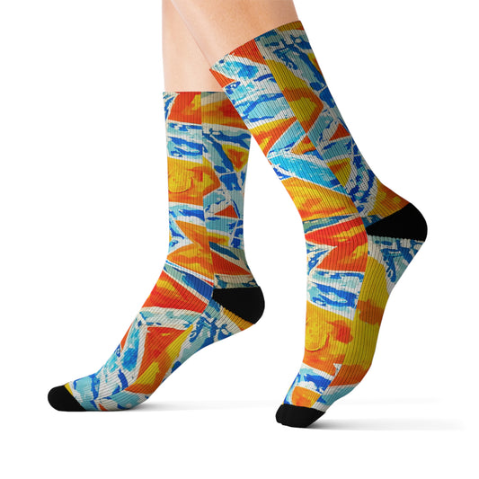 Sublimation Socks - Sunset Painting