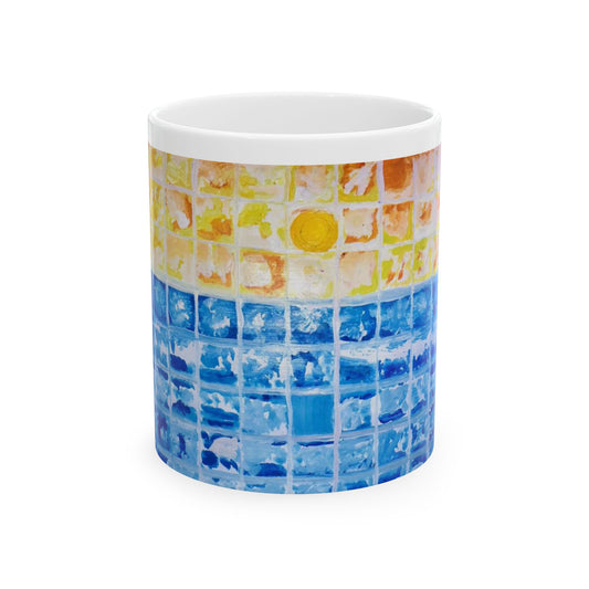 Ceramic Mug - Abstract Ocean