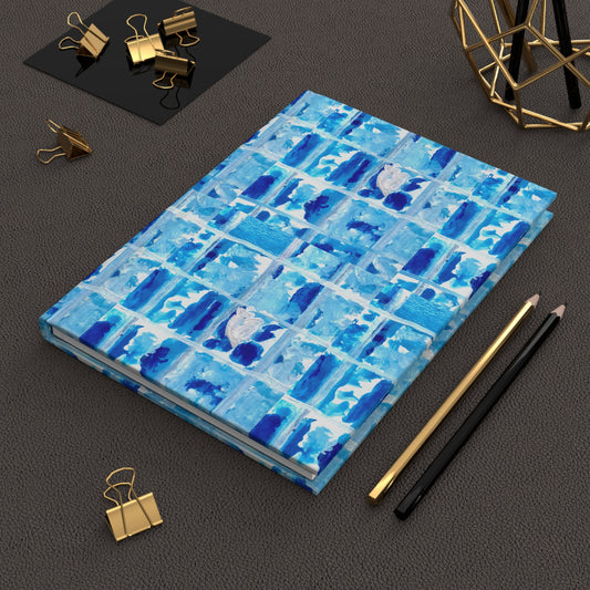 Blue Mosaic Hardcover Journal – Capture Thoughts in Art