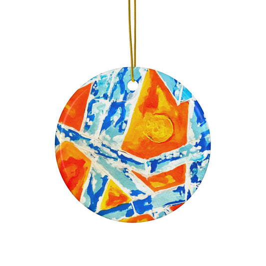 Ceramic Ornaments Inspired by “Sunset”