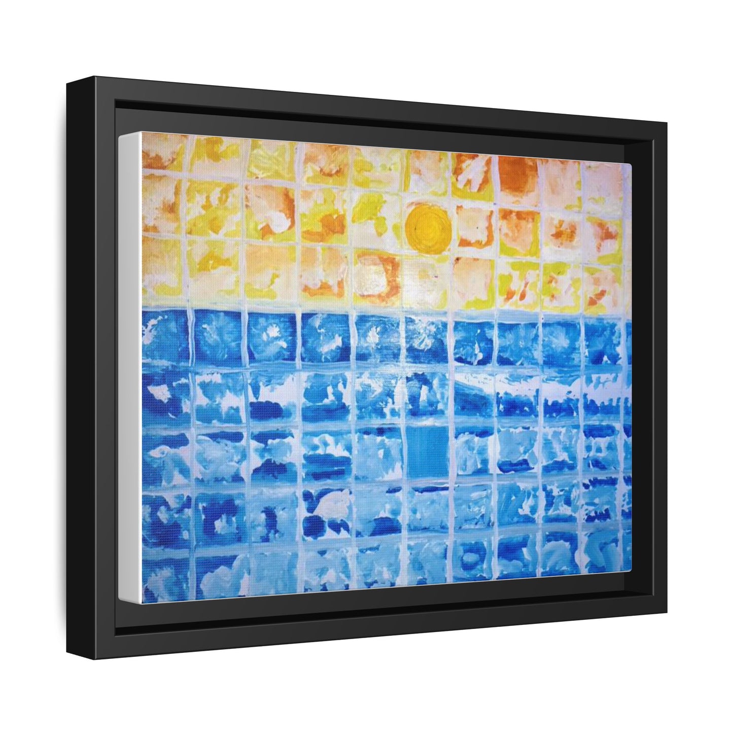 Mindfulness Artwork Framed Canvas Print