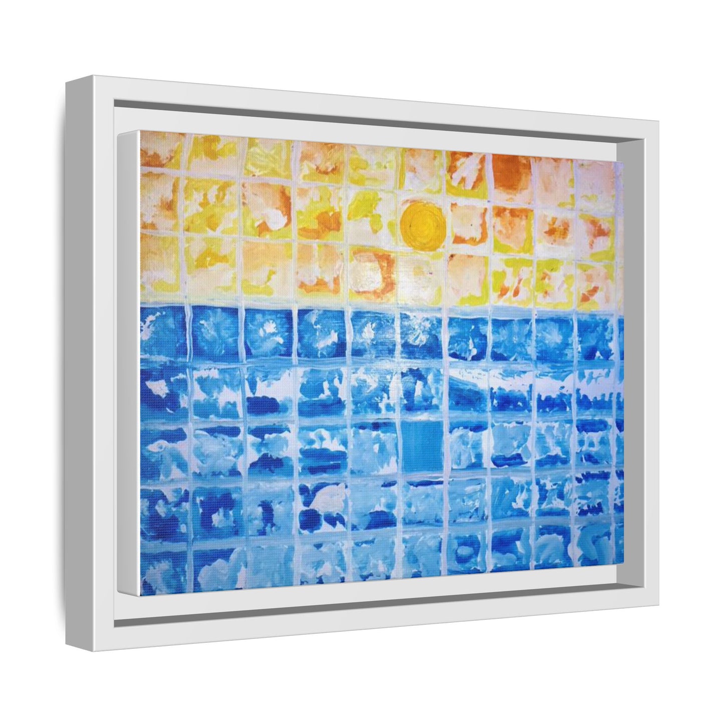 Mindfulness Artwork Framed Canvas Print