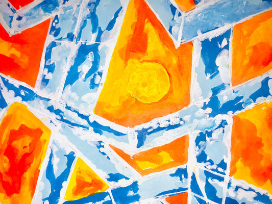 Sunset (1) - Waiting with your child Artwork